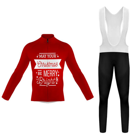 May Your Christmas Be Merry Men's Long Sleeve Cycling Kit