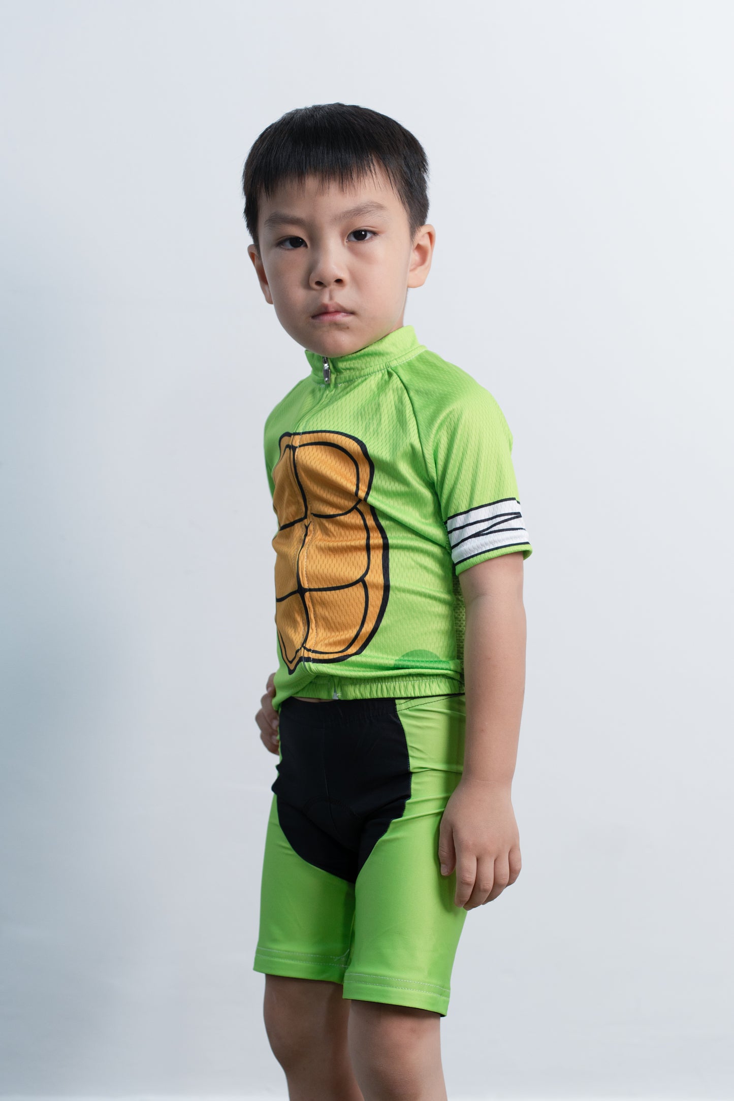 Battle Turtle Kid's Short Sleeve Cycling Kit
