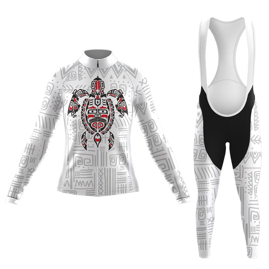 Haida Native Turtle Women's Long Sleeve Cycling Kit
