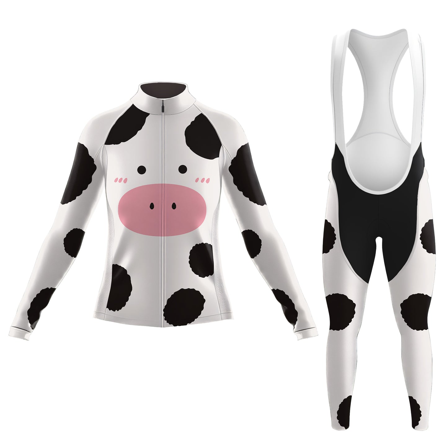 Cow Cycling Women's Long Sleeve Cycling Kit
