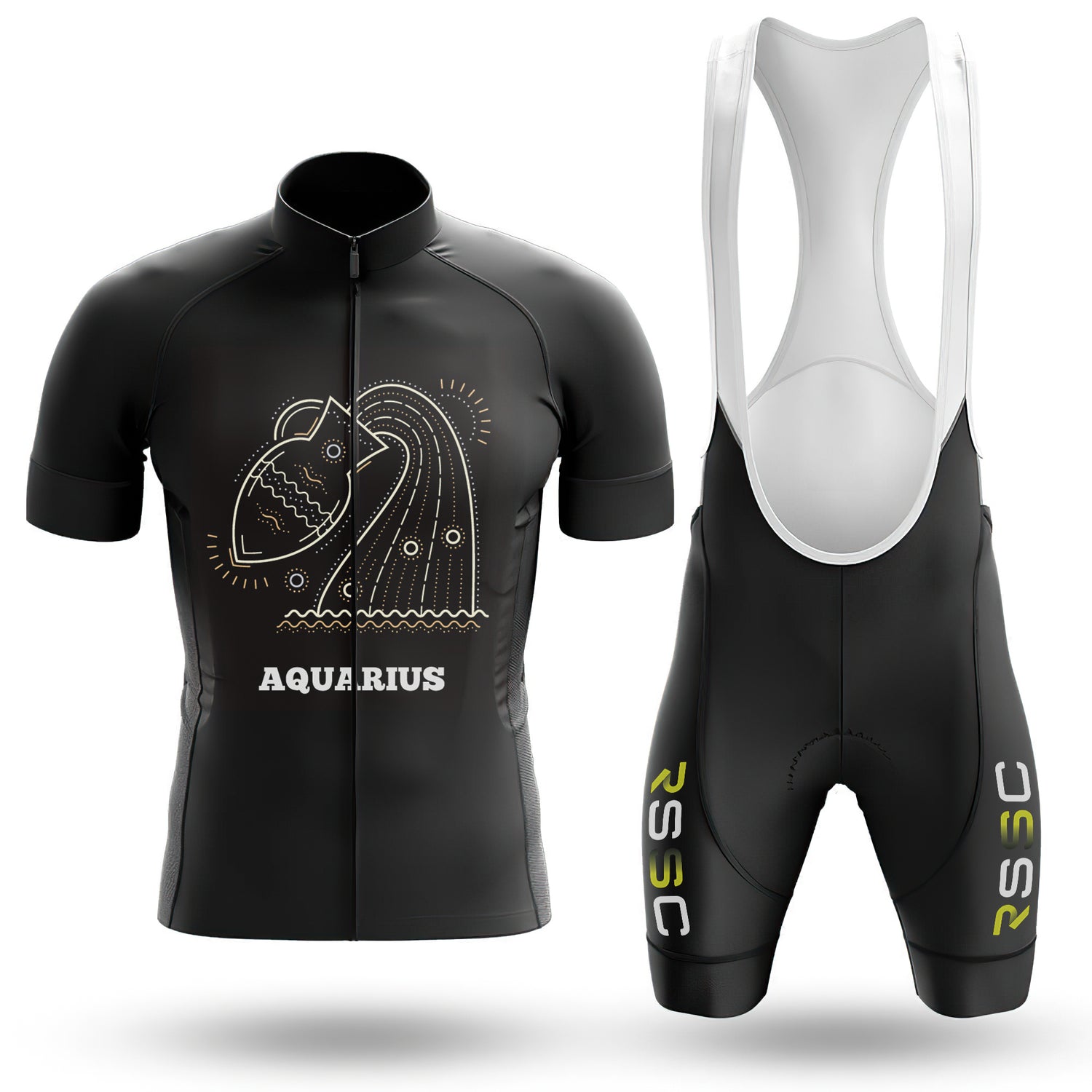 Twelve stars series-AQUARIUS- Men's Short Sleeve Cycling Kit | Rsscsports