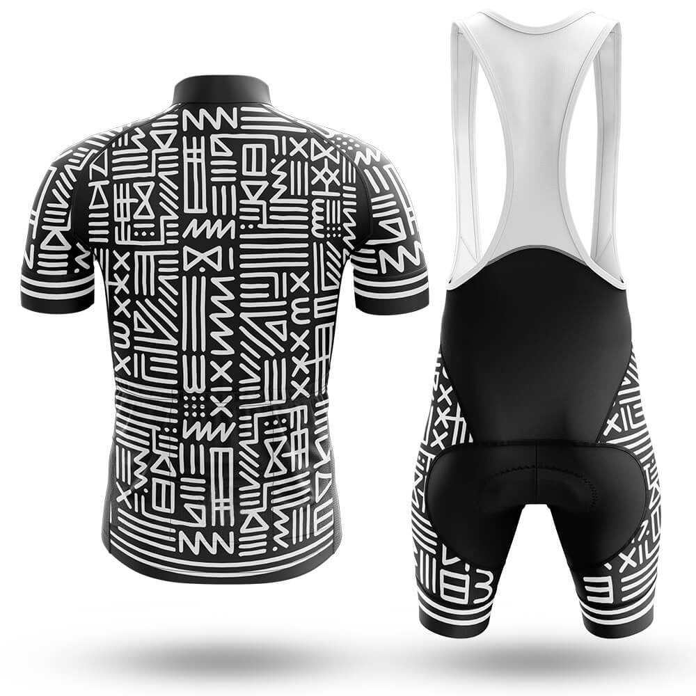 Monochrome Tribal Men's Cycling Kit | Rsscsports