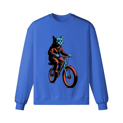 Cycling Cat Sweatshirt