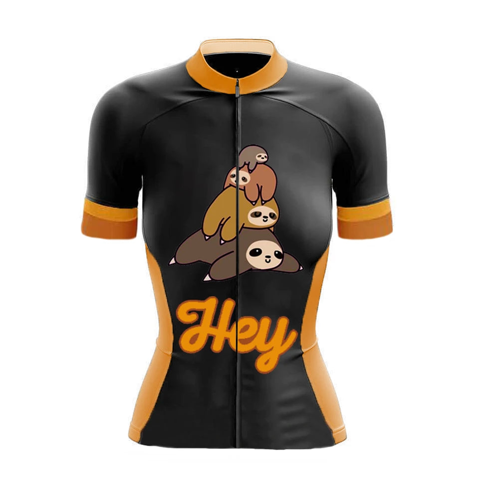 Hey Sloths Women's Short Sleeve Cycling Kit | Rsscsports