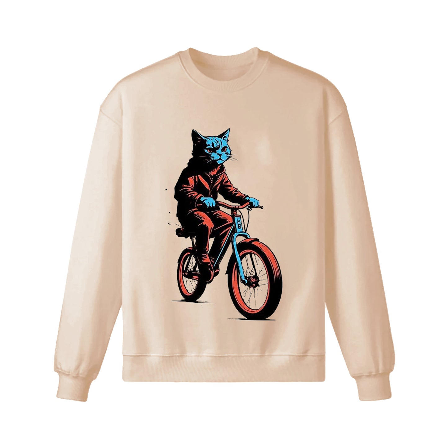 Cycling Cat Sweatshirt