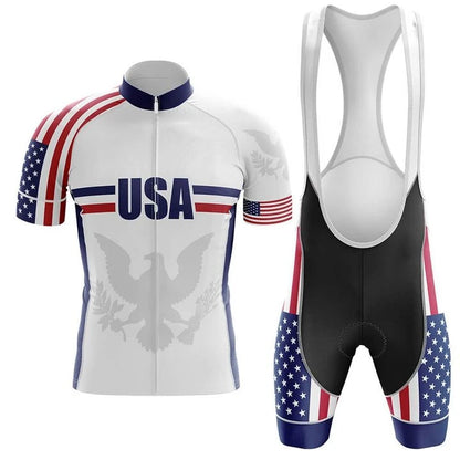 USA V6 Men's Short Sleeve Cycling Kit | Rsscsports