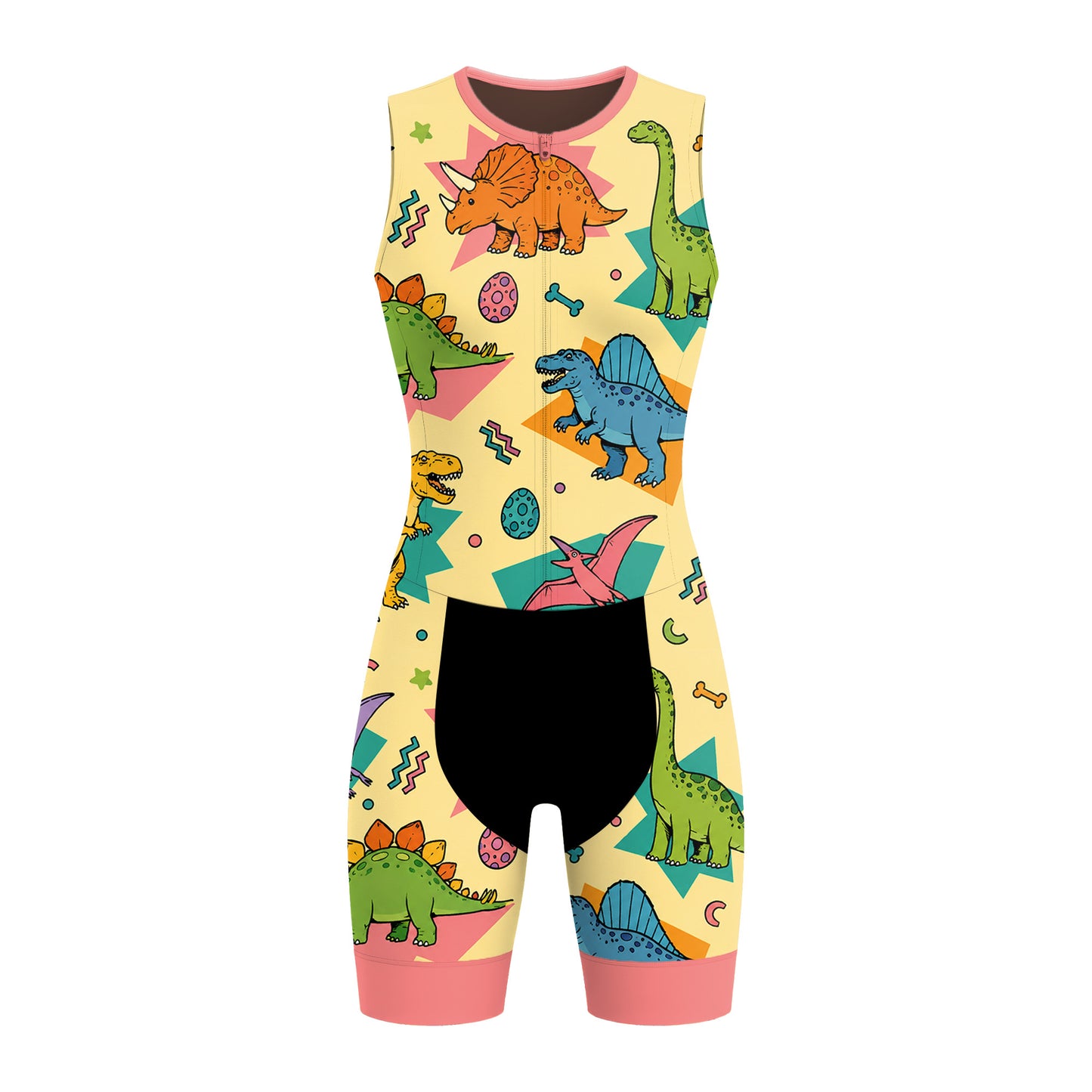 Dinosaur Women's Sleeveless Triathlon Suit