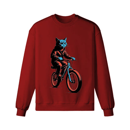 Cycling Cat Sweatshirt