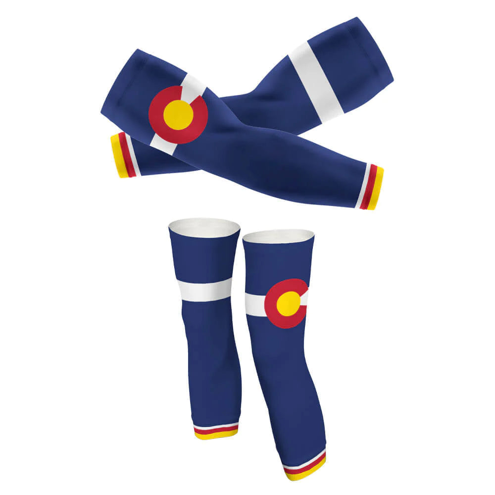 Colorado Flag Arm And Leg Sleeves