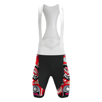 Screaming Graphic Men's Short Sleeve Cycling Kit