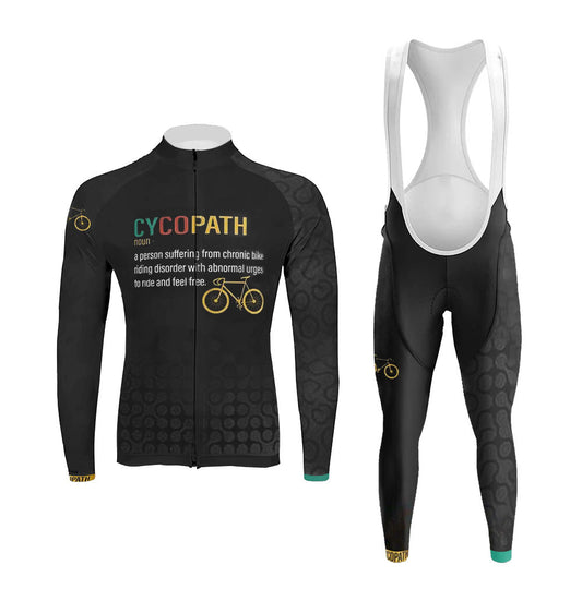 Men's Long Sleeve Cycling Jersey Cycopath | RSSC Premium Cycling Kit with Moisture Wicking Fabric