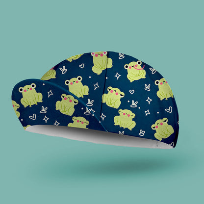 Cute Frog Pet Cycling Cap