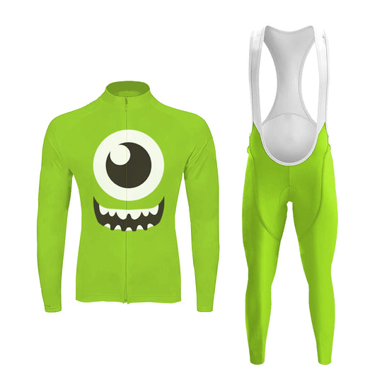 Men's Long Sleeve Cycling Jersey One-Eyed Monster | RSSC Premium Cycling Kit with Moisture Wicking Fabric