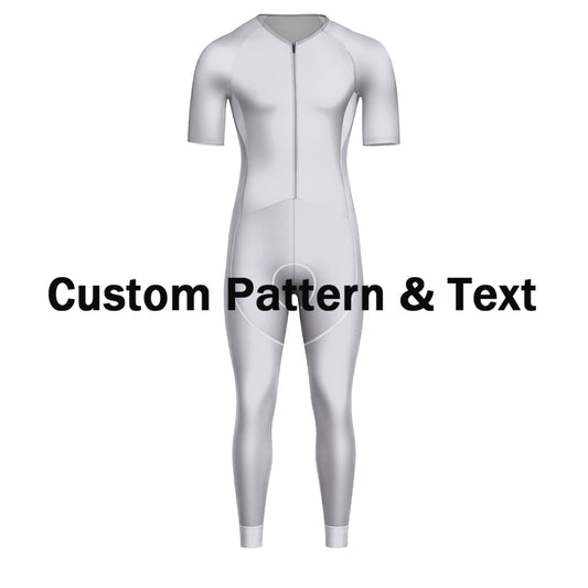 Custom Men's Short Sleeve Long Triathlon Suit