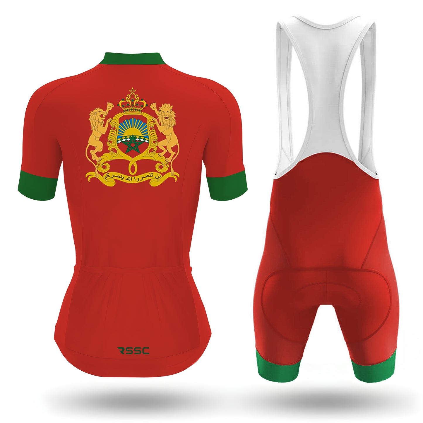 Morocco Flag Women's Short Sleeve Cycling Kit