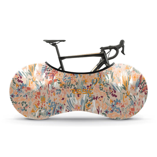 Blooming Flowers Bicycle Wheels Cover