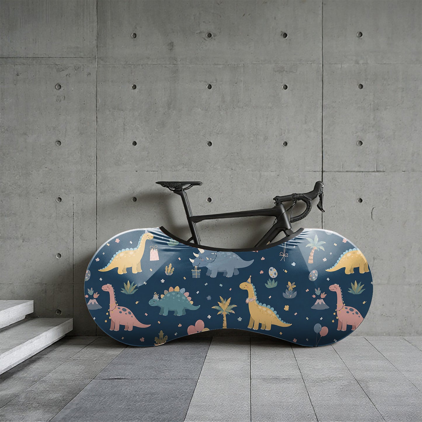 Dinosaur Pattern Bicycle Wheels Cover