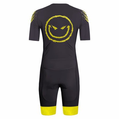 Evil Smile Face Men's Triathlon Suit