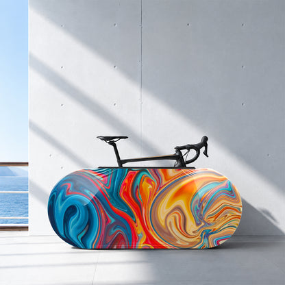 Liquid Marblev Bicycle Wheels Cover