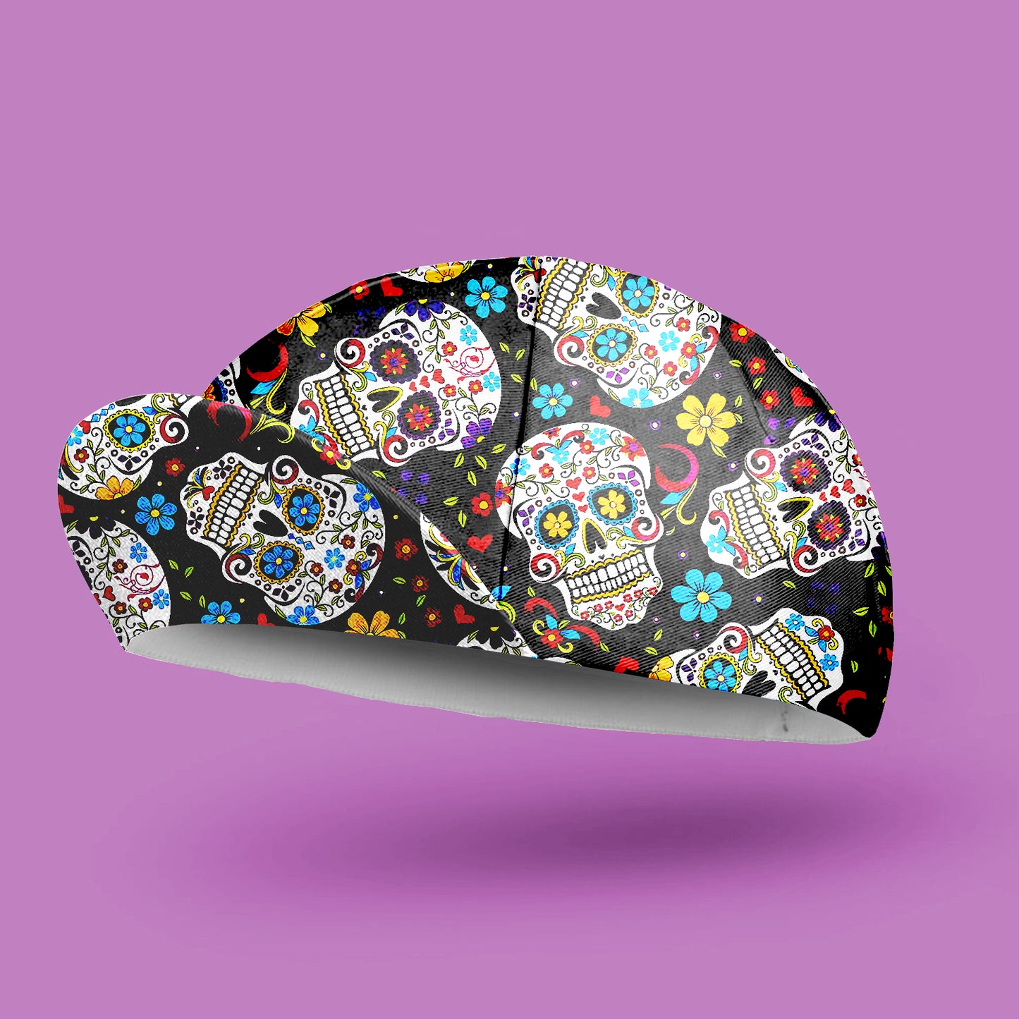 Sugar Skull Cycling Cap
