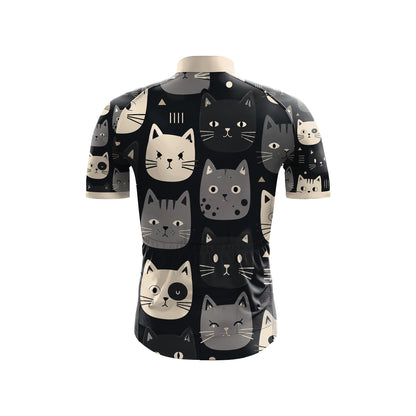 Happy Emoticon Cat Men's Cycling Kit