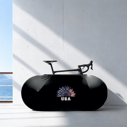 Sunflower Patriot USA Bicycle Wheels Cover