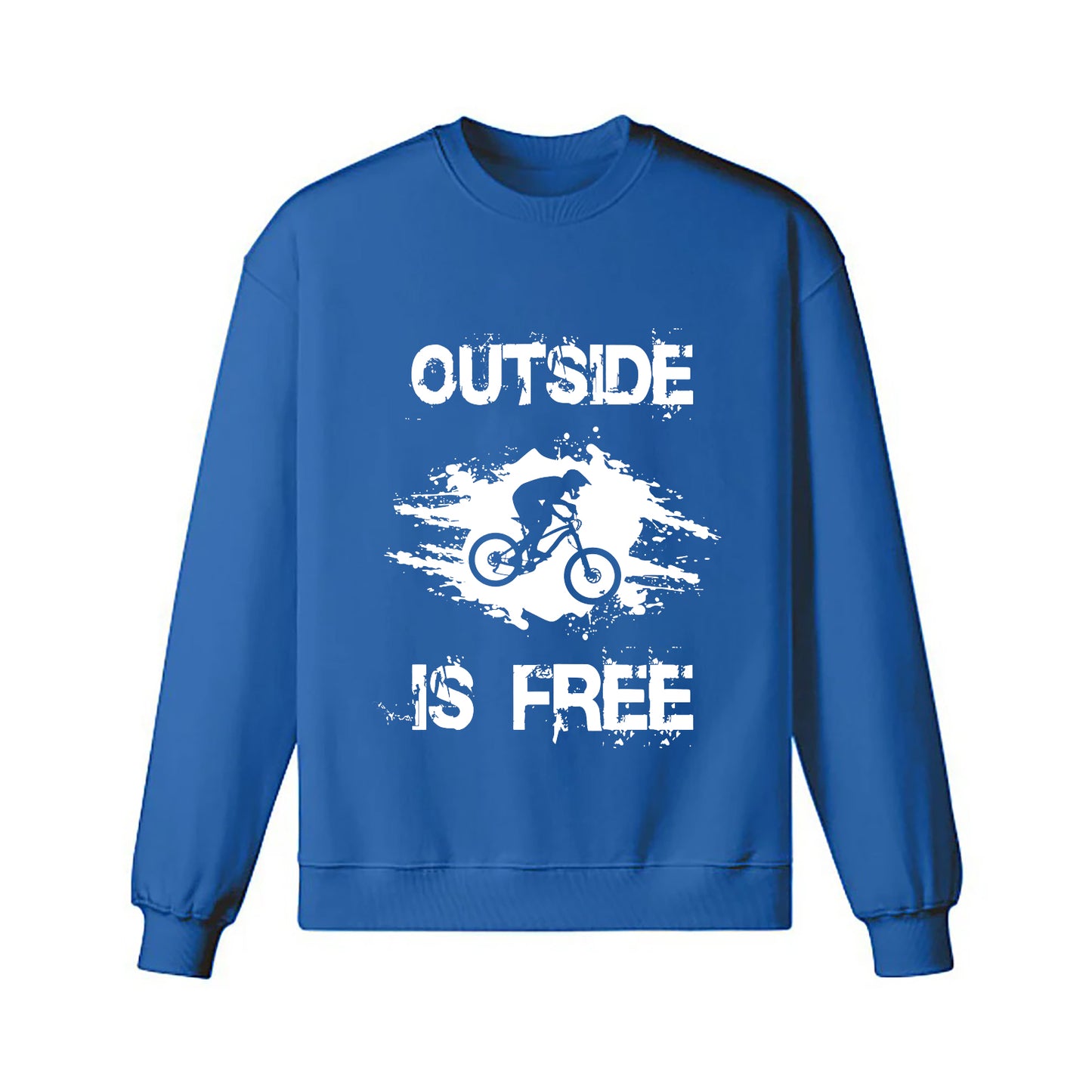 Sweat-shirt cycliste buveur de café