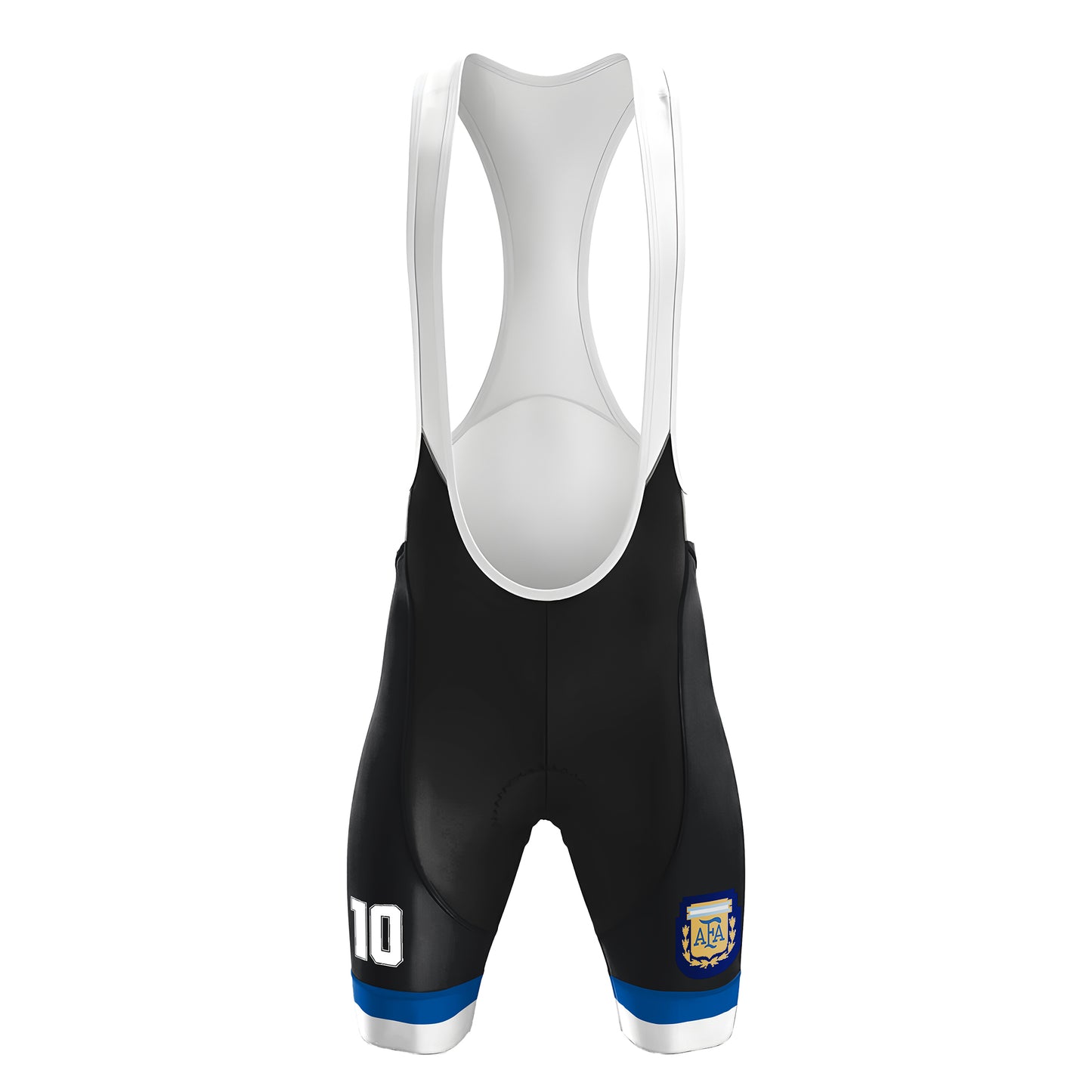 1986 Argentina away Men's Short Sleeve Cycling Kit