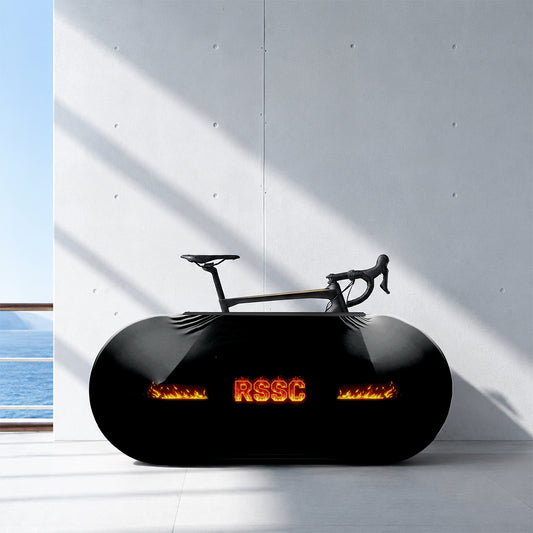 Raging Flames Bicycle Wheels Cover