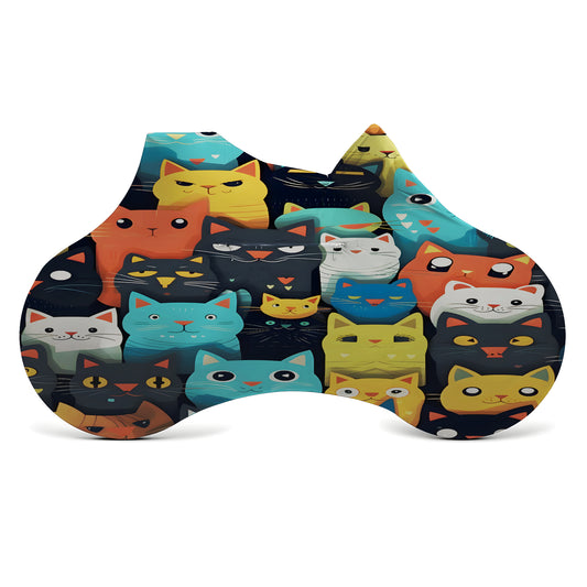 Cartoon Cat Bicycle Full Cover