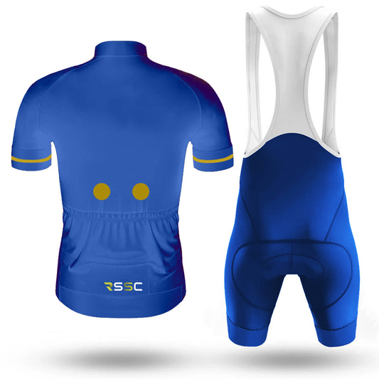 Men's Short Sleeve Cycling Jersey Beast Style | RSSC Premium Cycling Kit Back View
