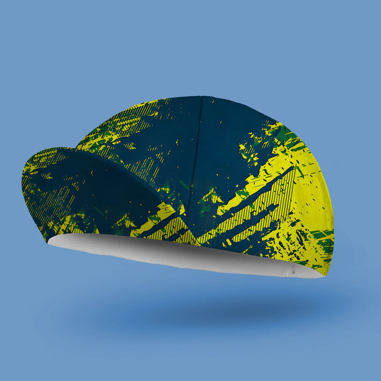 Yellow Texture Cycling Cap