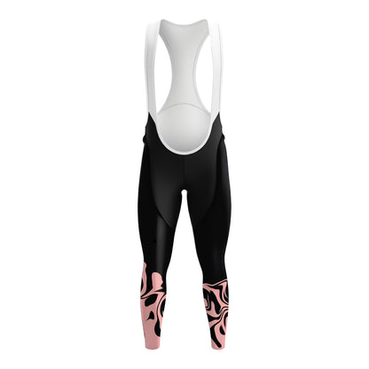 Pink and Black Men's Long Sleeve Cycling Kit