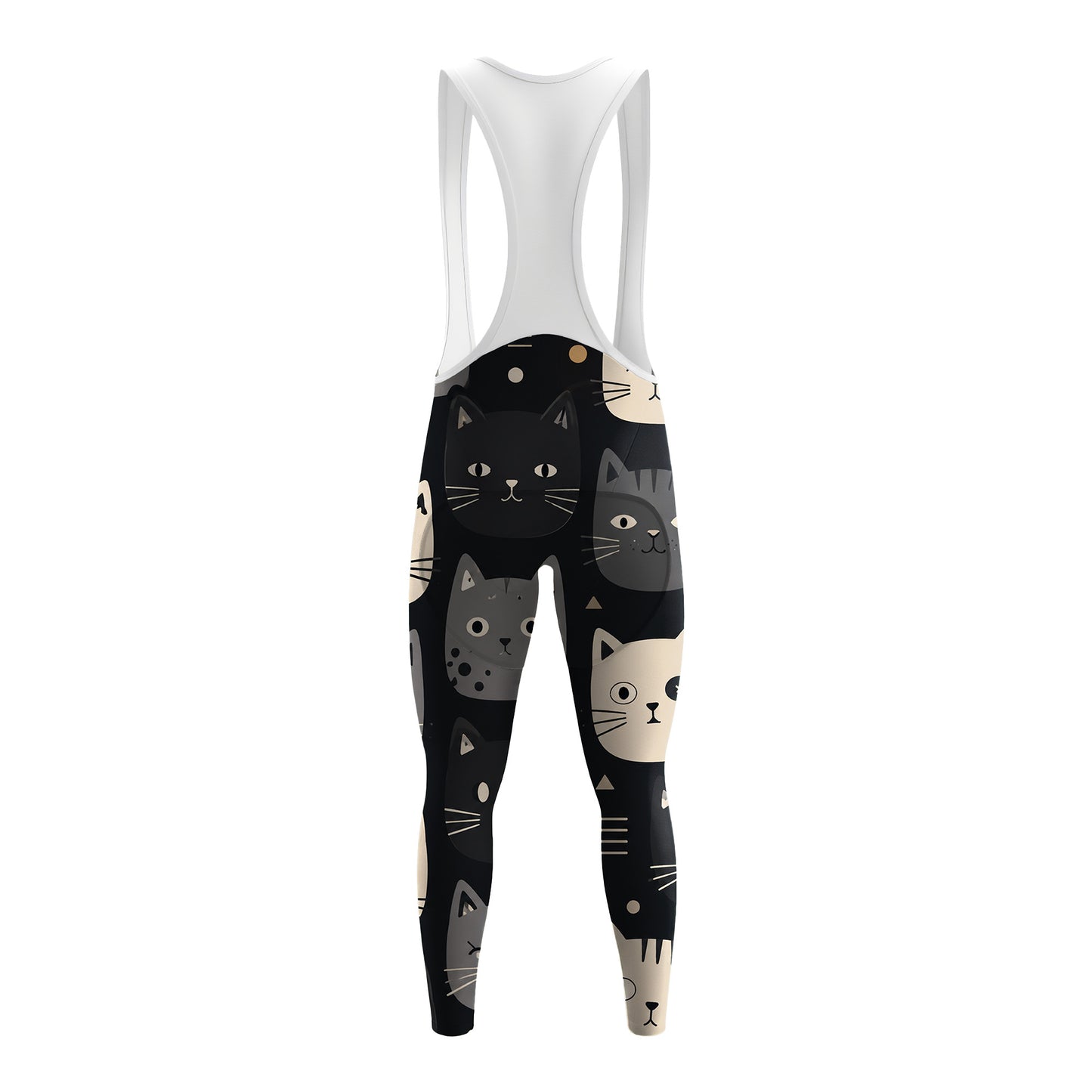 Happy Emoticon Cat Men's Long Sleeve Cycling Kit