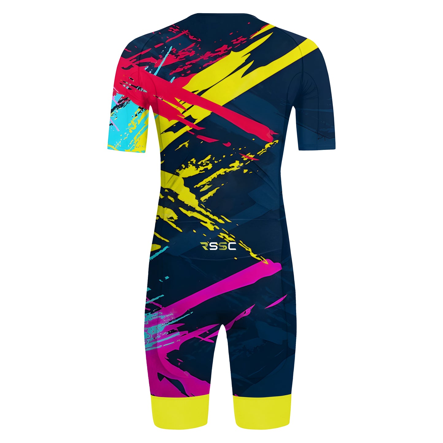 Colorful Abstract Movement Men's Triathlon Suit