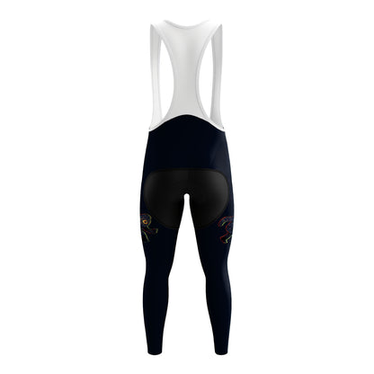 Glitched Gaze Men's Long Sleeve Cycling Kit