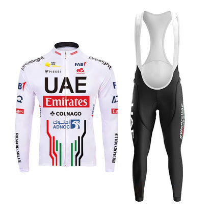 Emirates Fleet UAE Men's Long Sleeve Cycling Kit