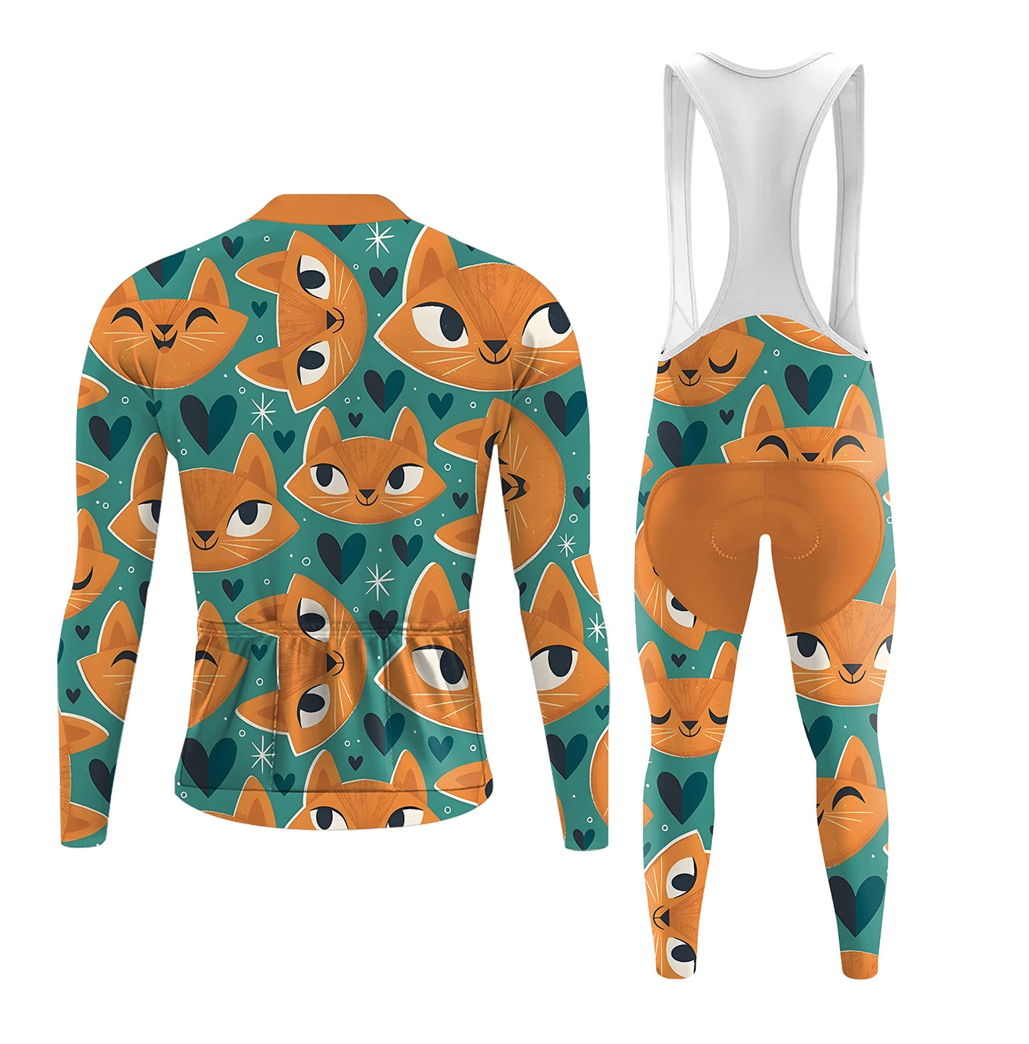 Cats Cats Cats! Men's Long Sleeve Cycling Kit