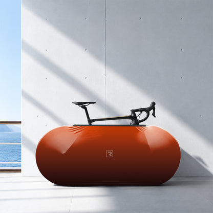 Orange Gradient Bicycle Wheels Cover