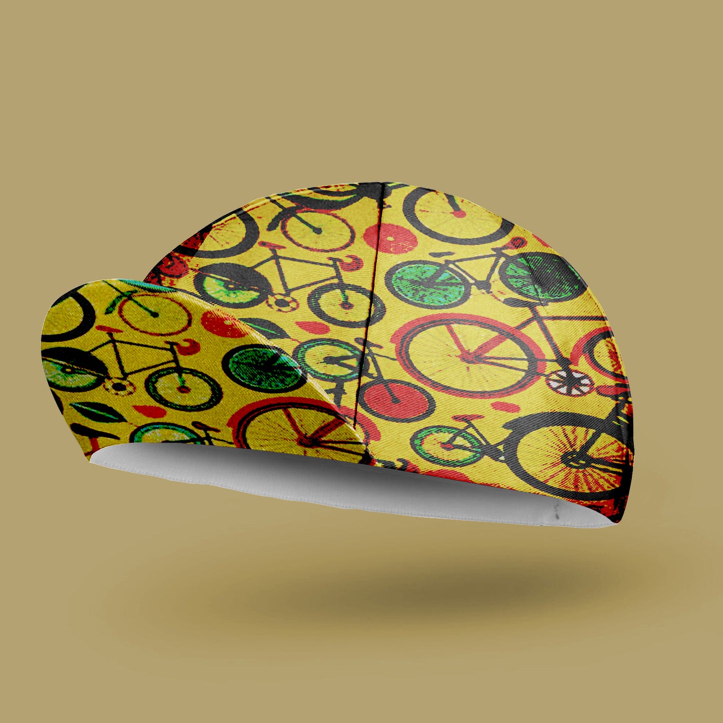 Bicycle Pattern Cycling Cap