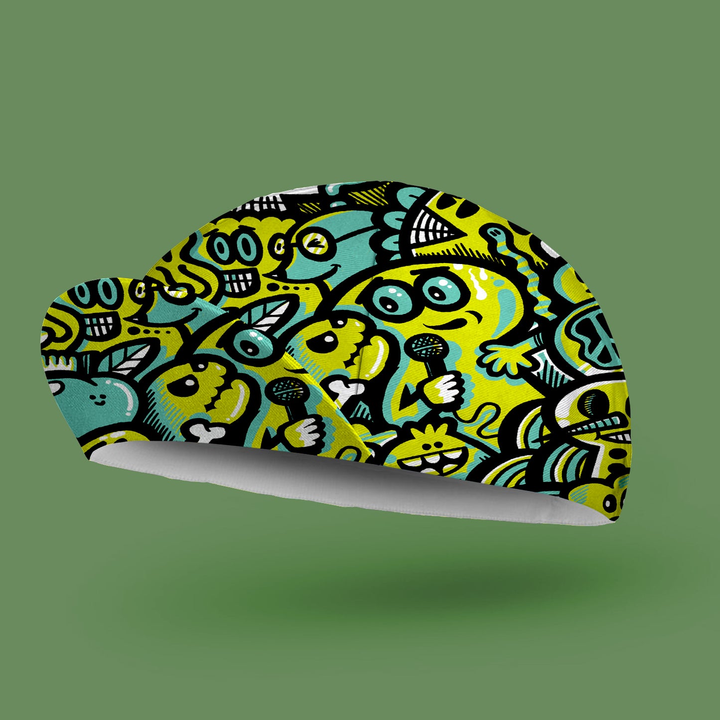 Green Man Cycling Cap