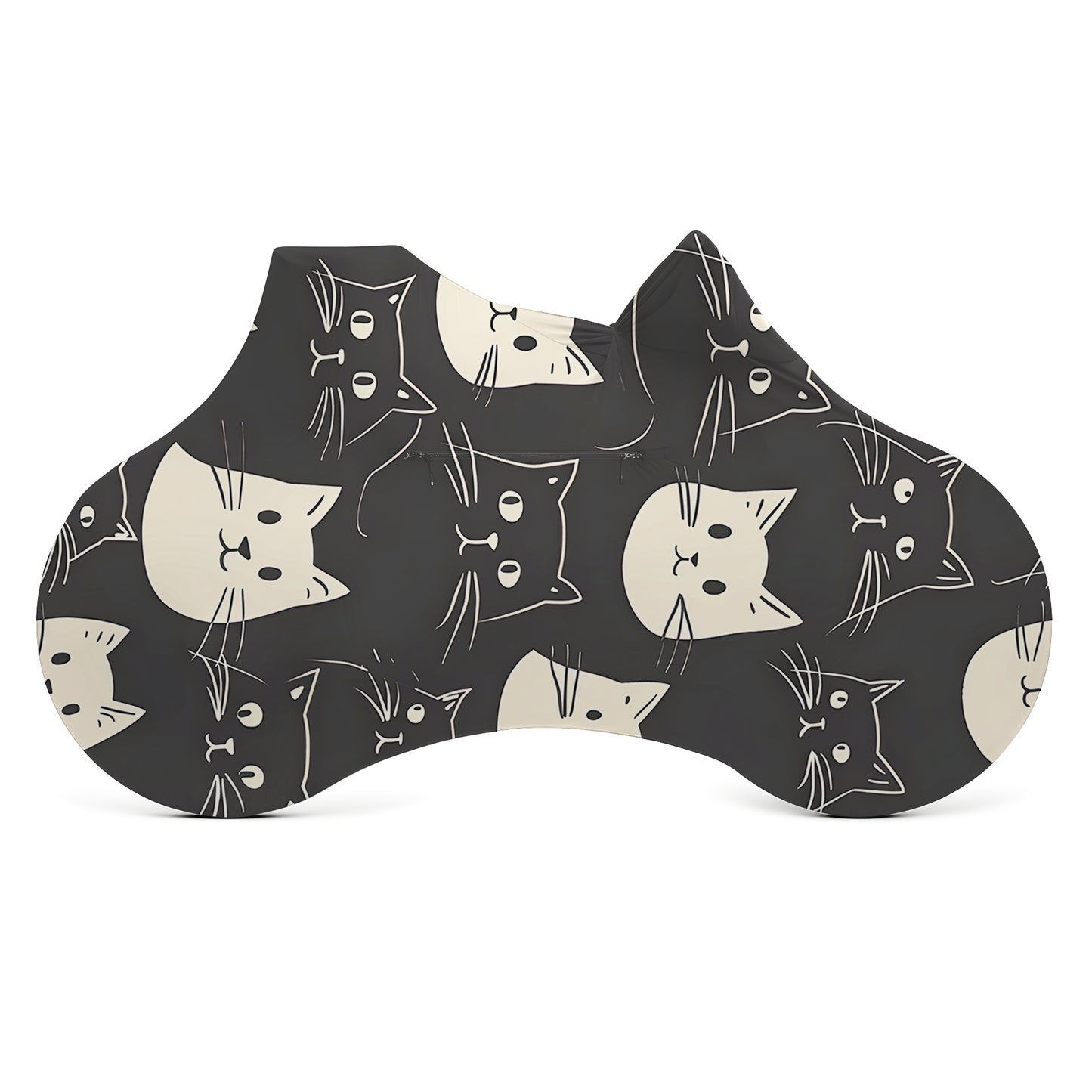 Happy Emoticon Cat Bicycle Full Cover