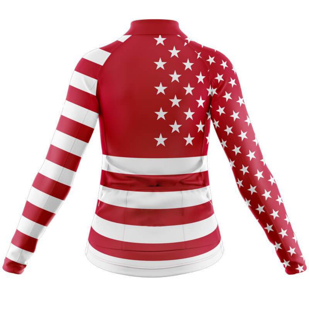 Red American All Star Women's Cycling Kit | Rsscsports