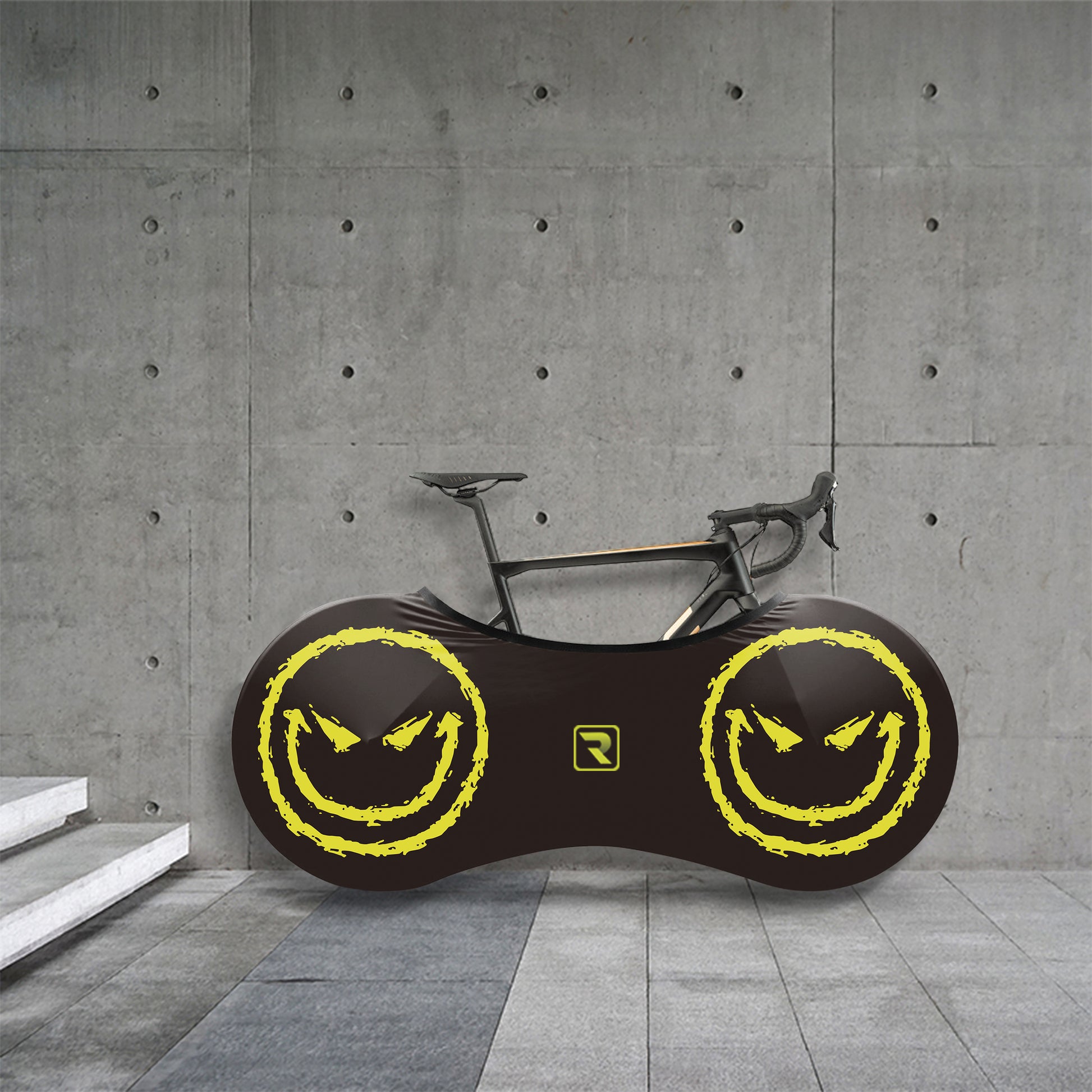 Evil Smile Face Bicycle Wheels Cover | Rsscsports