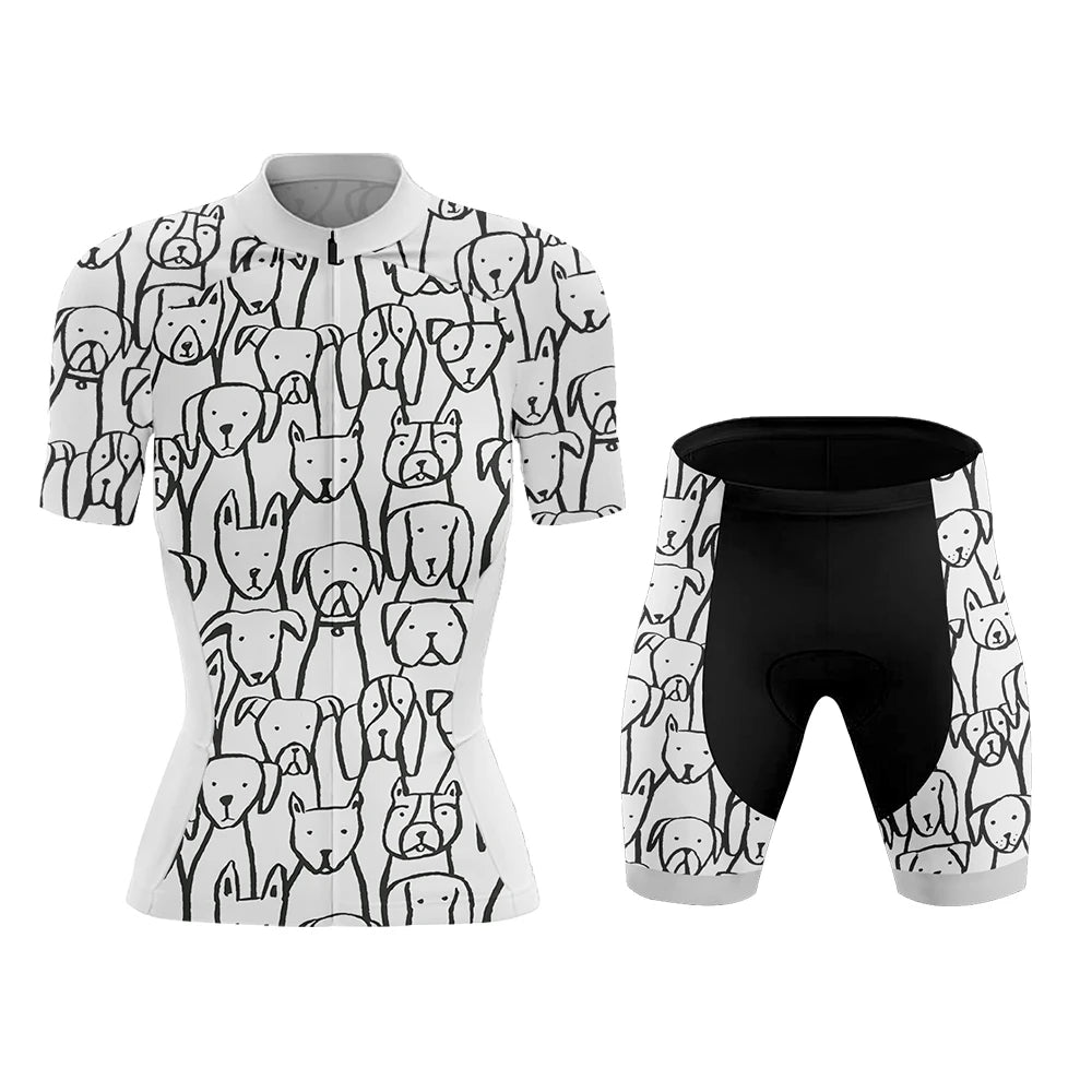 Dog Lover Women's Short Sleeve Cycling Kit