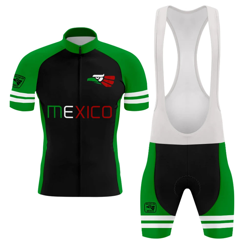 Mexico Men's Short Sleeve Cycling Kit | Rsscsports