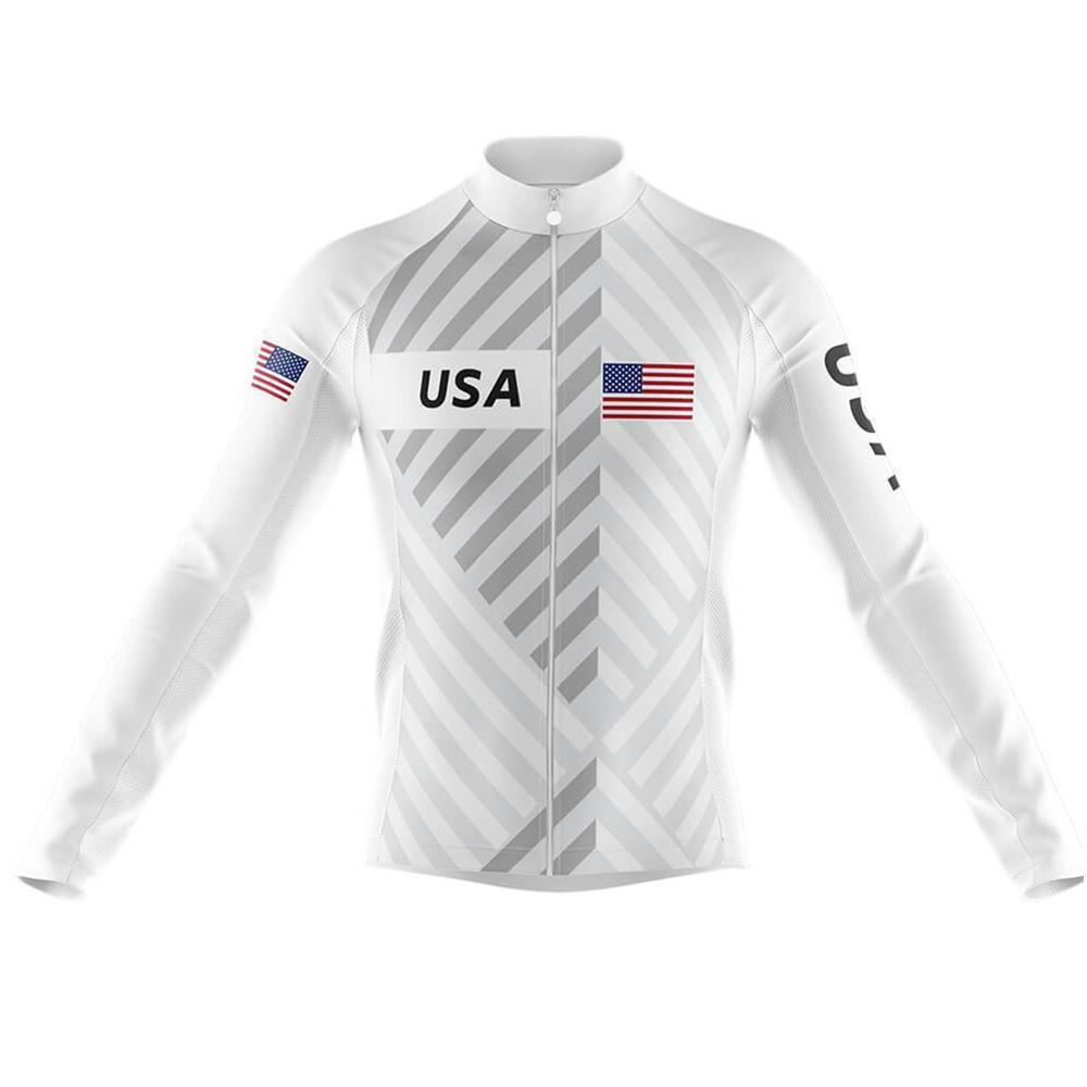 USA Men's Long Sleeve Cycling Kit