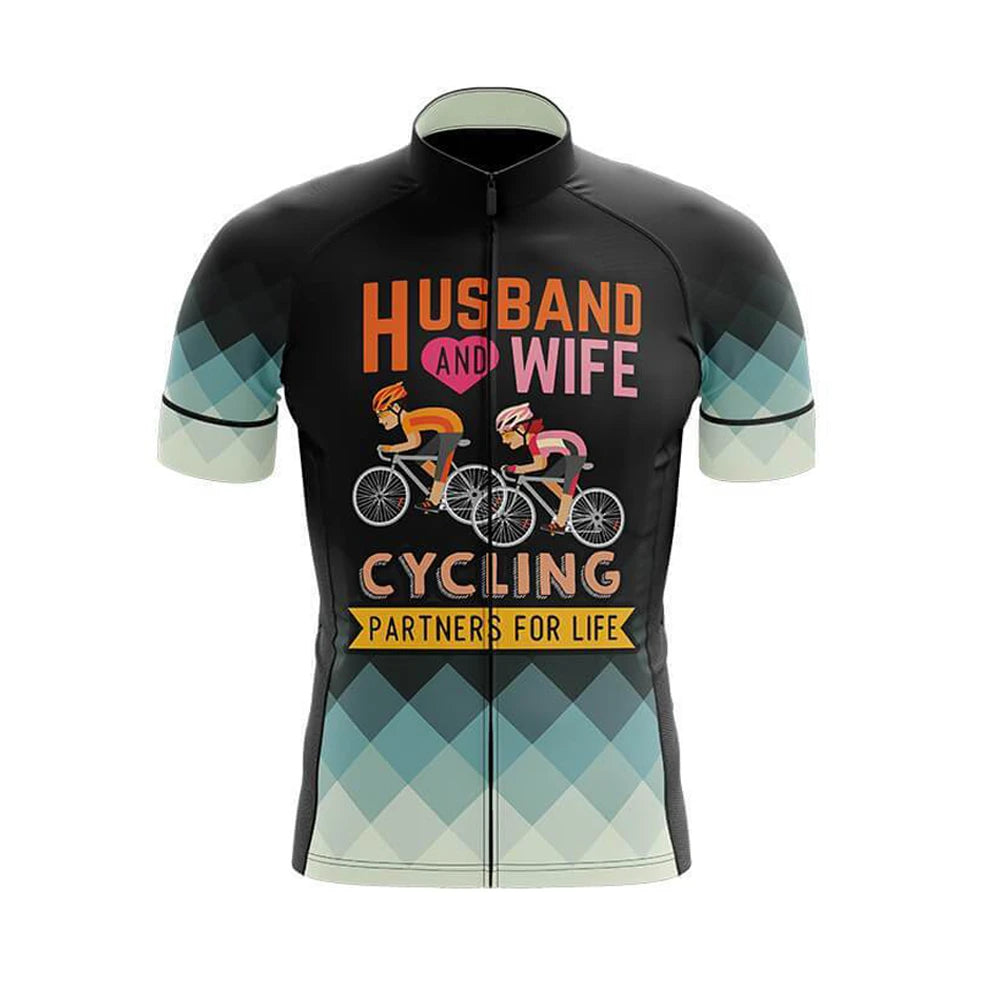 Husband And Wife Cycling Men's Short Sleeve Cycling Kit | Rsscsports