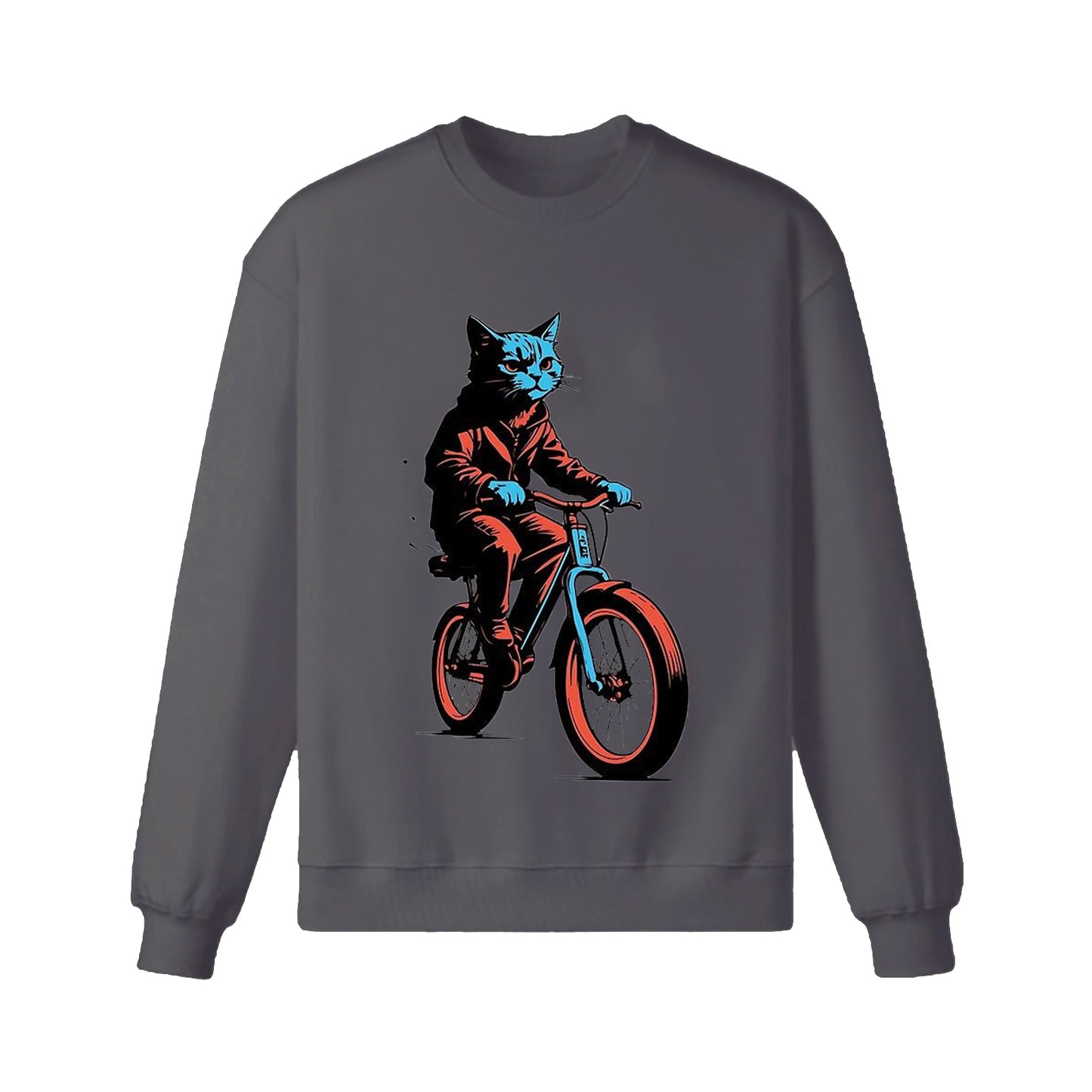 Cycling Cat Sweatshirt