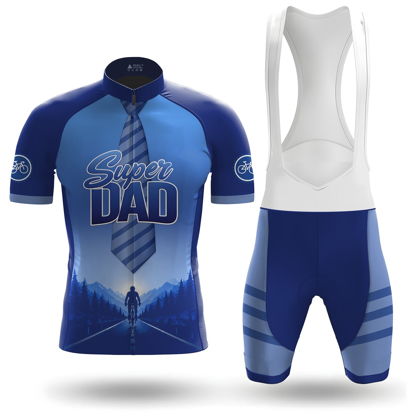 Super Dad Men's Short Sleeve Cycling Kit